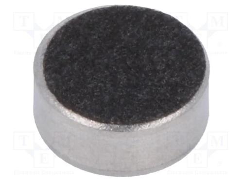 Microfone, 6x2,7mm, 2,2ko, 0,5ma, 1÷10v, 100÷10000hz, -60db