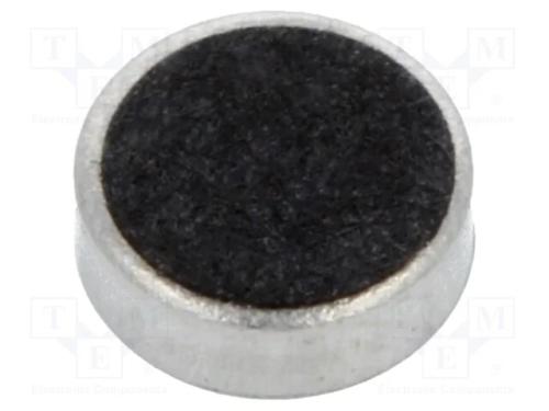 Microfone, 6x2,2mm, 0,5ma, 2÷10v, Snr: 55db, Sensibilidade: -46db
