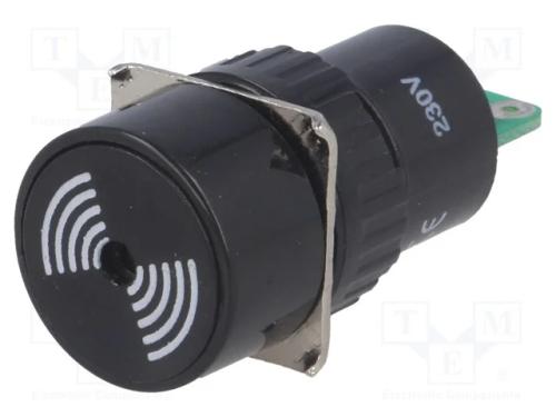 Sinalizador: sonoro, 75dB, Ilum: não disp, IP40, .