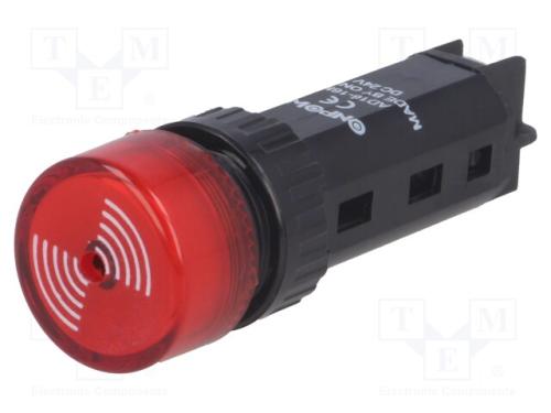 Sinalizador: sonoro, 80dB, Ilum: não disp, IP40, .