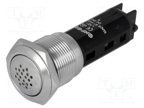 Sinalizador: sonoro, 80dB, Ilum: não disp, IP50, .