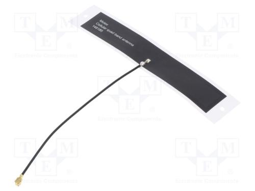 Antena, Gsm,Lte, 1,5dbi,3,2dbi,4dbi, Linear, U.Fl, Compr: 100mm
