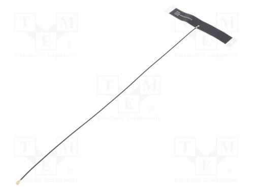 Antena, Gsm,Lte, 1,1dbi,2,6dbi,3dbi, Linear, U.Fl, Compr: 300mm