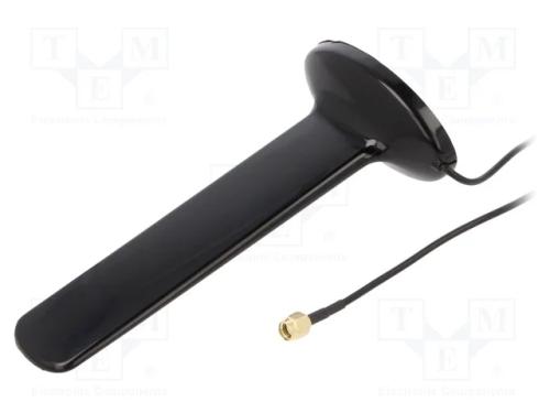 Antena, 5g,Lte, 6dbi, Imã, 50o, 680÷4900mhz, Macho,Rp-Sma, -40÷85c
