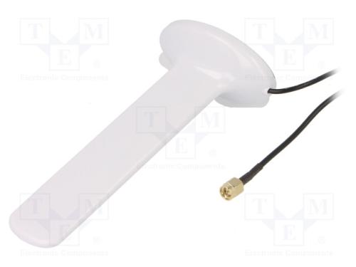 Antena, 5g,Lte, 6dbi, Imã, 50o, 680÷4900mhz, Macho,Sma, -40÷85c