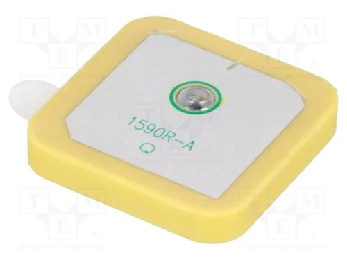 Antena, Gnss,Gps, Rhcp, 50o, 25x25x4mm, Cerâmica, -40÷105c