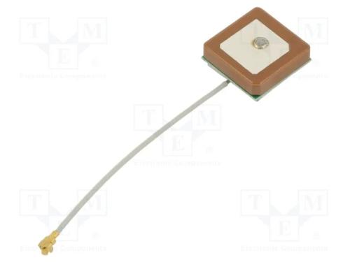 Antena, Gnss,Gps, 1,5dbi, Rhcp, 18x18x4mm, Ipex, -40÷85c