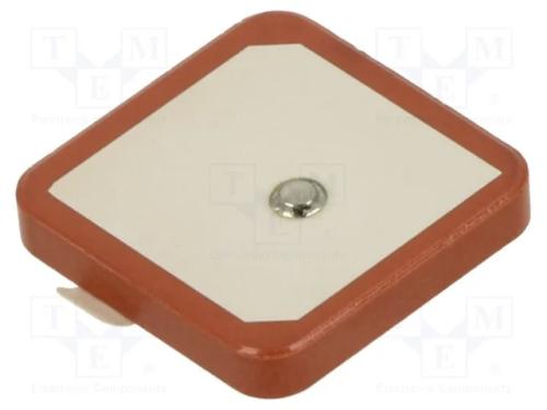 Antena, Gnss,Gps, 4,2dbi, Rhcp, para Embutir, 25x25mm