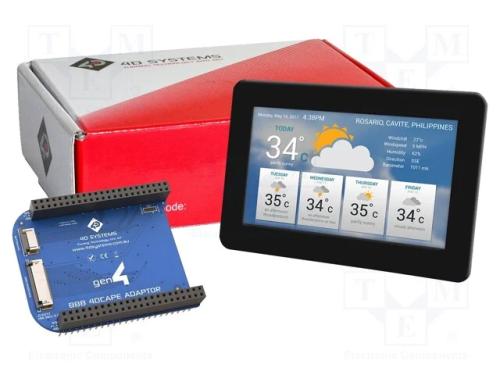 Monitor: Tft, 5, 800x480, Ilum: Led, Tamanho da Janela: 108x64,8mm