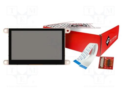 Monitor: Tft, 4,3, 480x272, 32kbram,192kbflash, 450cd/M2, Ffc/Fpc
