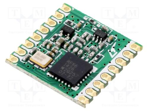 M&oacute;dulo: Rf, Transmissor Fm, Fsk,Gfsk,Gmsk,Msk,Ook, 868mhz, 20dbm