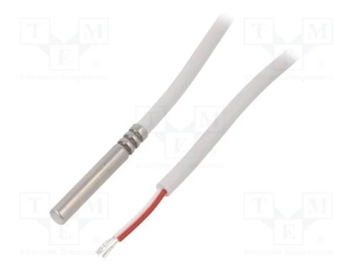 Sensor: Temperatura, Pt100, Cl.B, Dim.Ext: 5,7x28mm, Plug-In