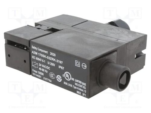 Interruptor de Segurança: de Bloqueio, Azm 170, Nc X2, Ip67