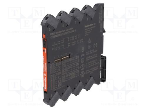 Indutor: de temperatura, 24VDC, OUT 1: 0÷10V,0÷20.