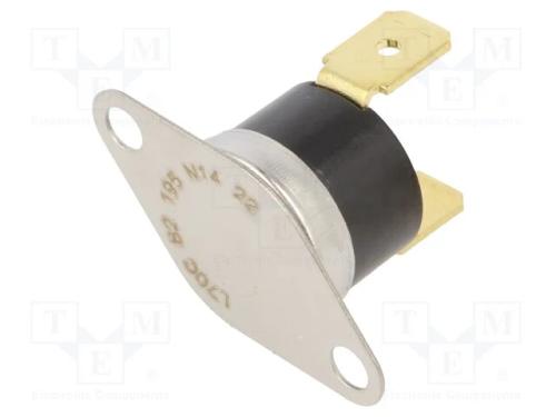 Sensor: Termostato, Nc, Topen: 70c, Tclos: 55c, 10a, 240vac, +5c