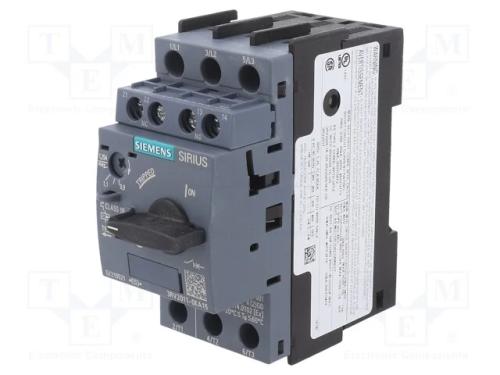 Disjuntor de Motor, 0,37kw, No + Nc, 220÷690vac, para Trilho Din
