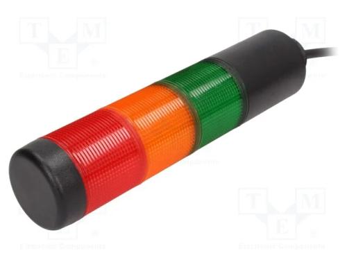Sinalizador: Coluna de Sinalização, Led, 24vdc, Ip65, Kompakt 37