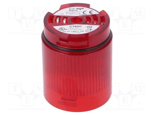 Sinalizador: Luminoso, Led, Vermelho, 24vdc, Ip65, 50x69mm