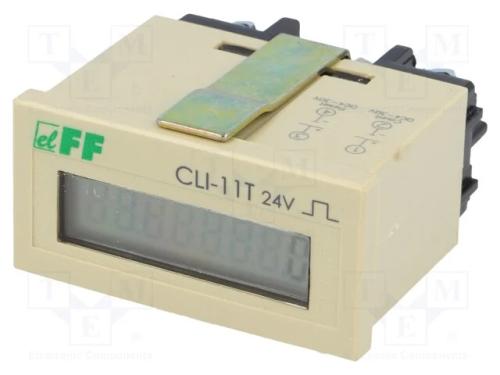Contador: electrónico, LCD, impulsos, 0÷999999, I.