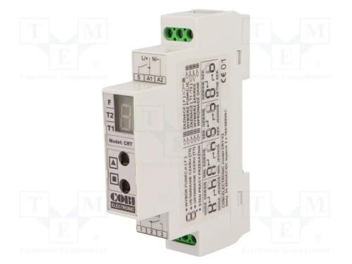Rel&eacute; Temporizado, &Acirc;mbito: 0,01s&divide;100h, No X2, 24&divide;250vac, 24&divide;250vdc