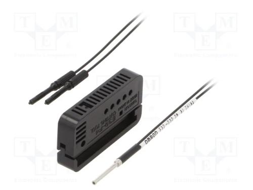 Sensor: fibra ótica, Cobertura: 220mm, Como func:.
