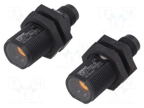 Sensor: Fotoeléctrico, Cobertura: 0÷15m, Pnp, Dark-On,Light-On