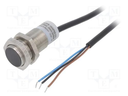Sensor: Indutivo, Out: Pnp / No, 0&divide;5mm, 10&divide;48vdc, M18, Ip67, 300ma