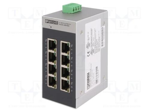 Switch Ethernet, não gerido, Número de portos: 8,.