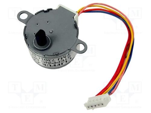 Motor: Dc, Passo-A-Passo,Unipolar, 5÷12vdc, Passo 5,6, Ip50