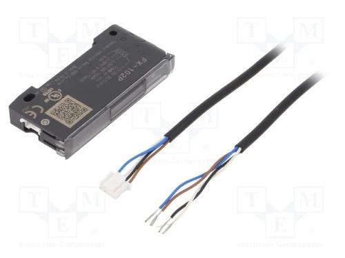 Sensor: amplificador de fibra ótica, PNP, Conexõe.