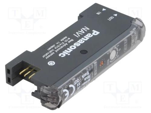 Sensor: amplificador de fibra ótica, PNP, IP40, 1.