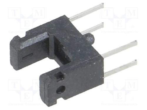 Sensor: Fotoeléctrico, Transmissor-Recetor (Ranhura), Tht, Pin: 4