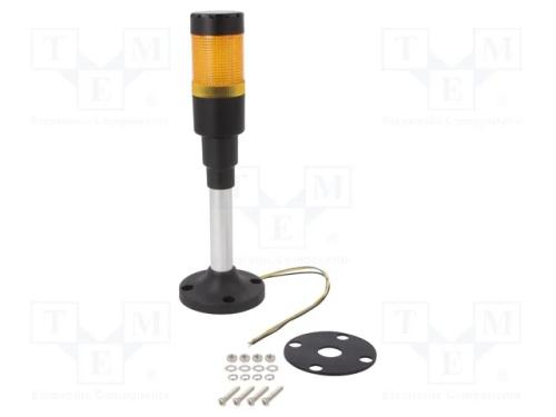 Sinalizador: Coluna de Sinalização, Led, Amarelo, 24vdc, 24vac