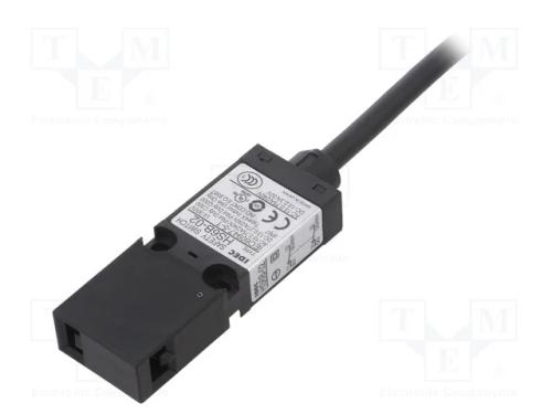 Interruptor de Segurança: de Chave, Hs6b, Nc X2, Ip67, Preta, 60n