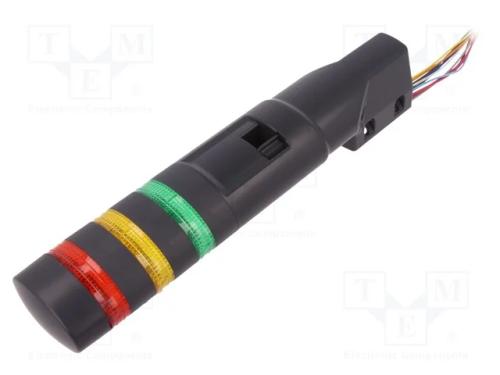 Sinalizador: Coluna de Sinalização, Led, 24vdc, 24vac, Ip54, Ld6a