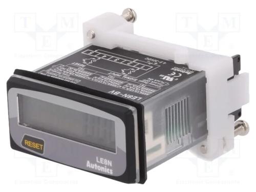 Contador: Electrónico, Tempo de Trabalho, Lcd, -10÷55c, Ip20