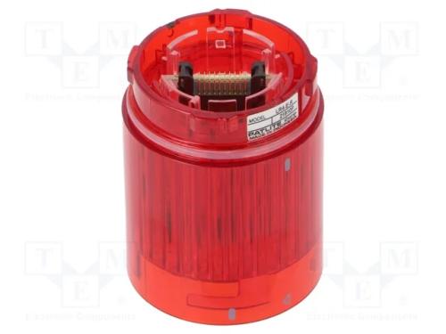Sinalizador: Luminoso, Led, Vermelho, 24vdc, Ip65, 40x50mm, Lr