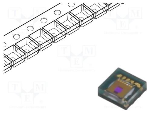 Sensor: Luzes de Fundo, Uten: 1,7÷3,6vdc, Smt, 2x2x0,7mm