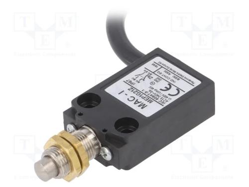 Interruptor Extremo, Haste 8mm, No + Nc, 5a, Max.240vac, Cabo 1m