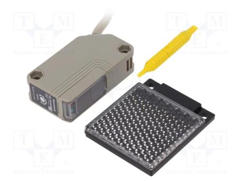 Sensor: Fotoeléctrico, Cobertura: 0,1÷5m, Spdt, Dark-On, 2a, <10ms