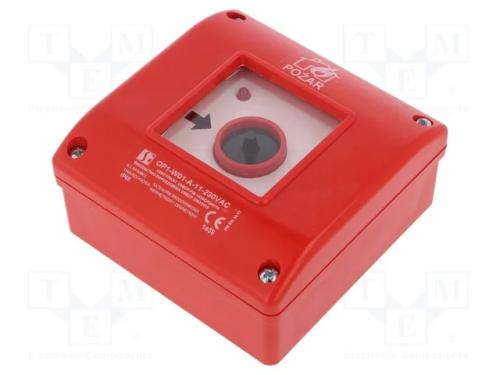 Interruptor de Segurança: Alarme de Incêndio, Op1, Nc + No, Ip65