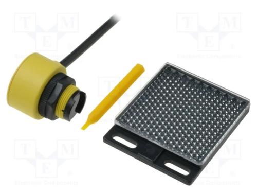Sensor: Fotoeléctrico, Cobertura: 3m, Npn, Dark-On,Light-On, 100ma