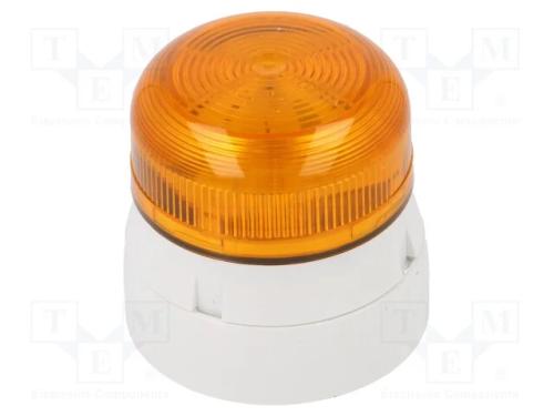 Sinalizador: Luminoso, Luz com Flash, Branca, Flashguard, Ip65