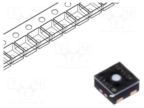 Sensor: Temperatura e Humidade, 0÷100%Rh, -40÷125c, 1,08÷3,6vdc