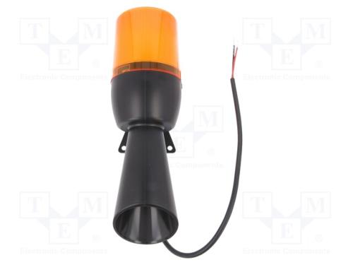 Sinalizador: Sonoro- Fônico, 48÷240vdc, 48÷240vac, Led, Amarelo