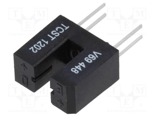 Sensor: Acoplador Óptico, Larg.Ranhuras: 3,1mm, 70v
