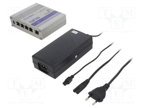 Switch PoE Ethernet, não gerido, Número de portos.