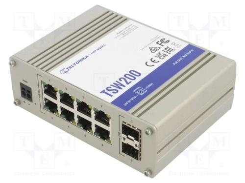 Switch PoE Ethernet, não gerido, Número de portos.