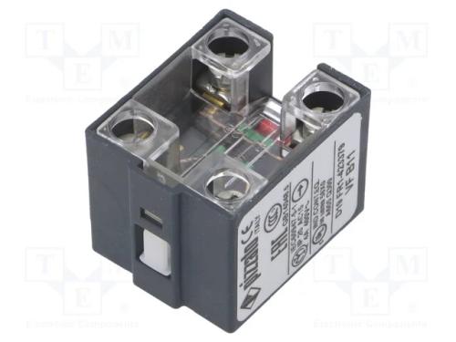 Bloco de Contato, Nc X2, 10a, Max.400vac, Max.250vdc, -40÷80c