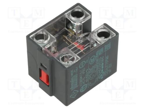Bloco de Contato, No + Nc, 10a, Max.400vac, Max.250vdc, -40÷80c